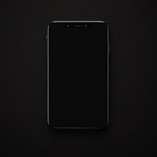 black background phone