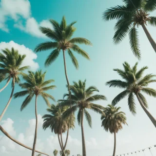palm trees background