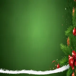 green christmas bg