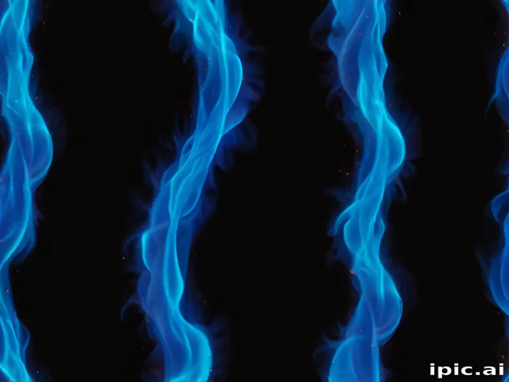 blue flame background