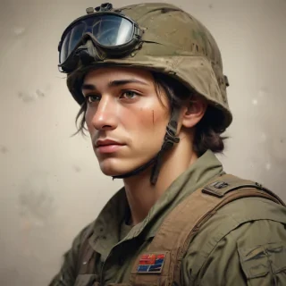 soldiers drawing