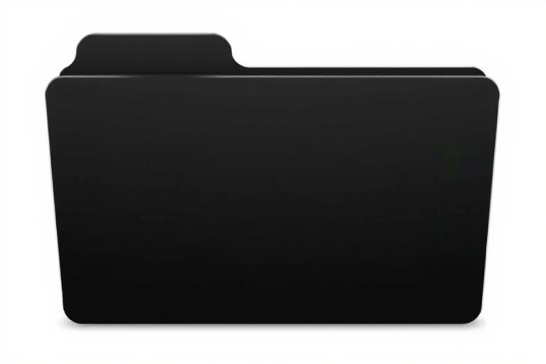 black folder png