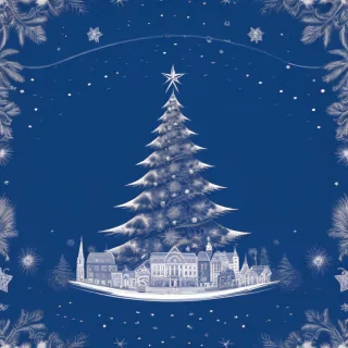 blue christmas