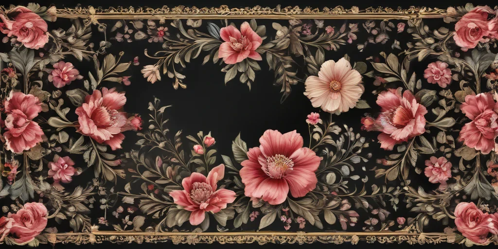 floral page borders