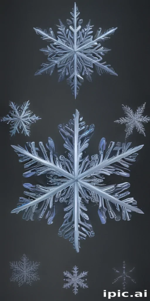 snowflake clipart with transparent background