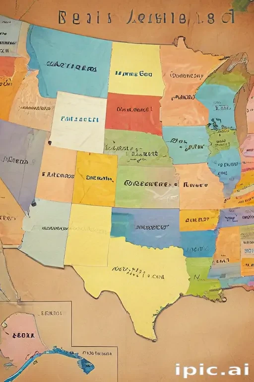 usa map states