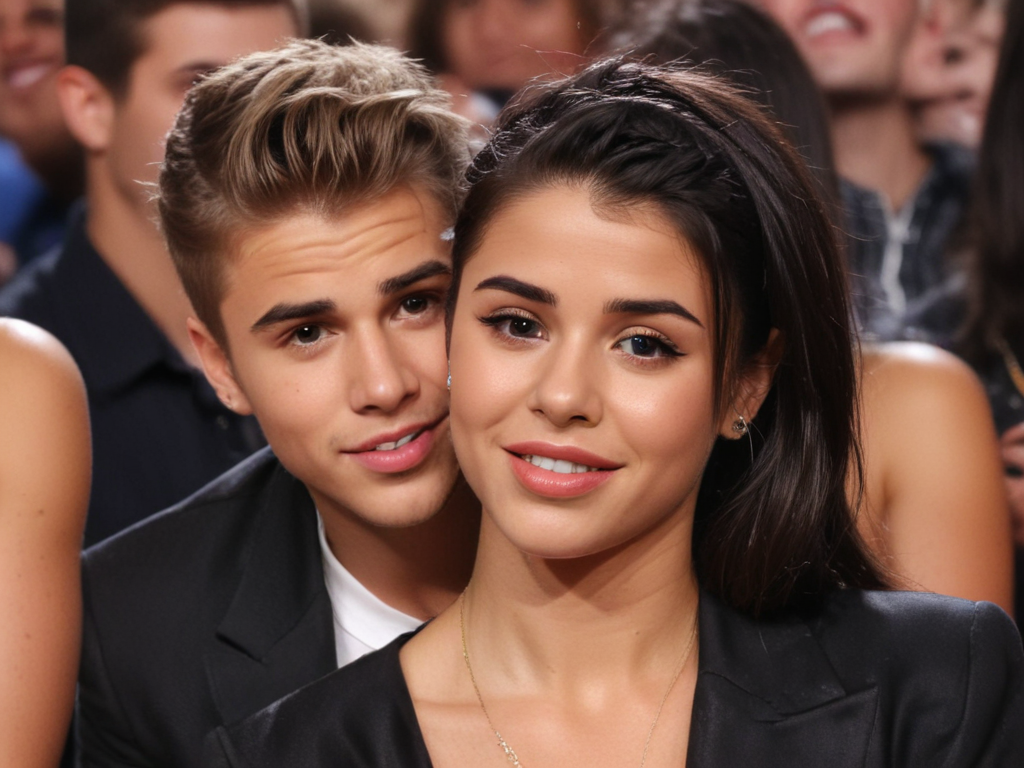 justin bieber reaction to selena gomez ama performance