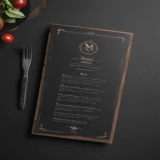 menu mockup free