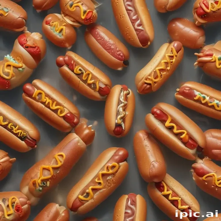 transparent hot dog