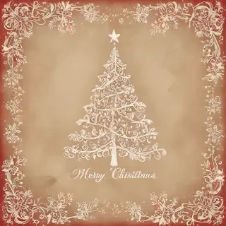 merry christmas vintage