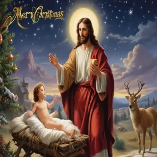 merry christmas jesus images