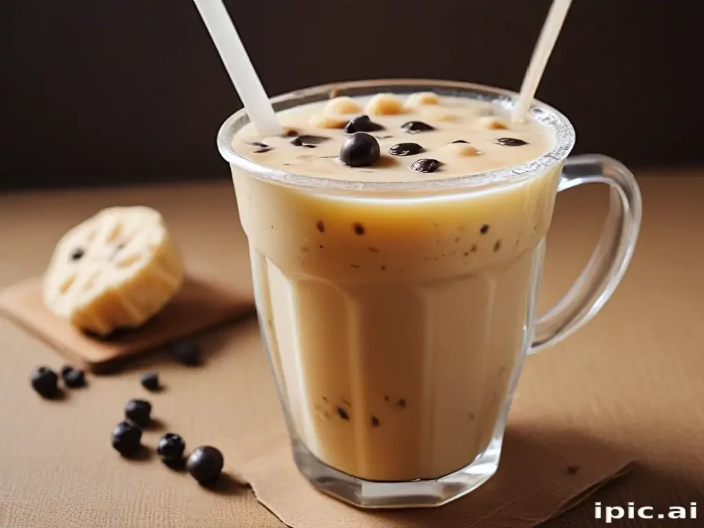 milk tea boba wallpaper