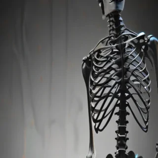 skeleton background