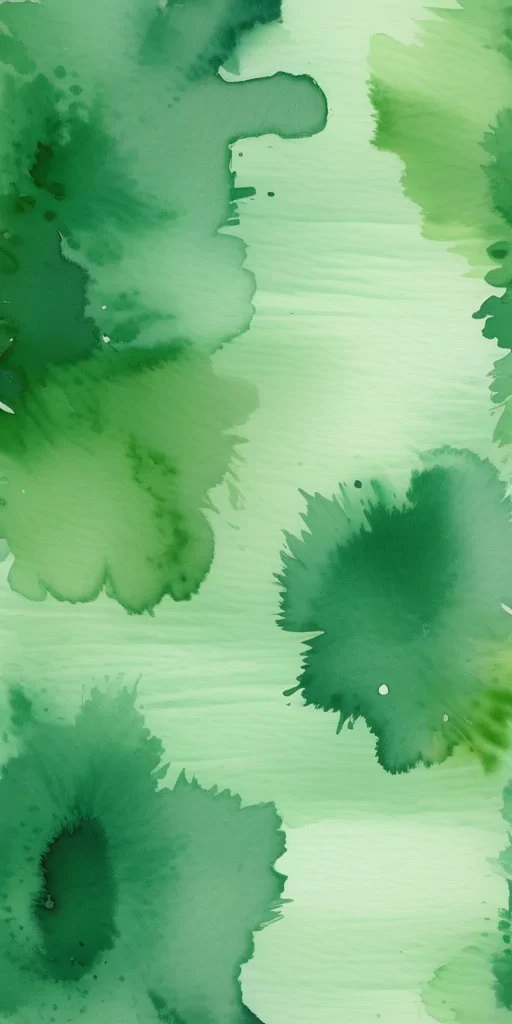 green watercolor background