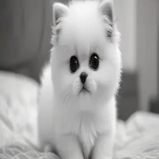cute black and white