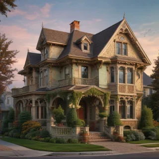 background of a house