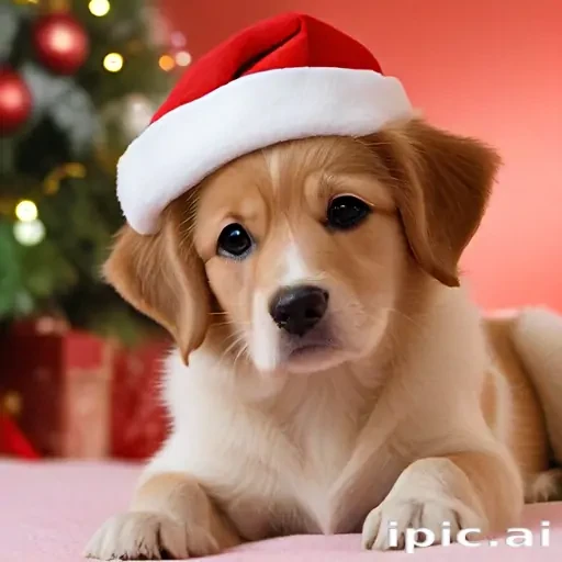 christmas dog wallpaper