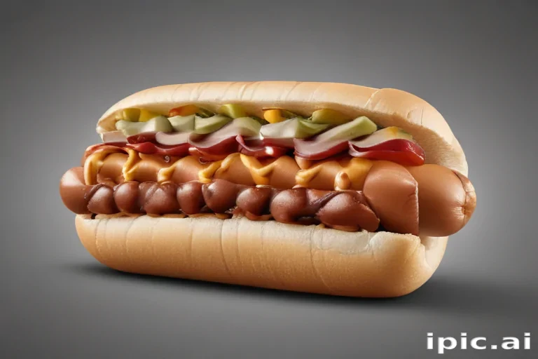 hot dog clipart black and white