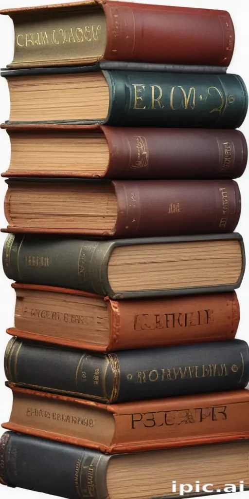 books stacked clipart