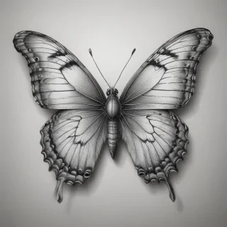 buterfly sketch