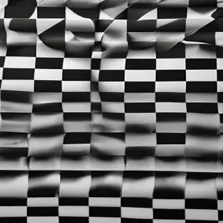 black and white checkered background