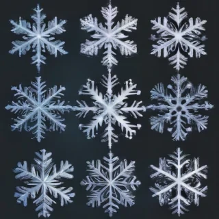 snowflakes clipart transparent background