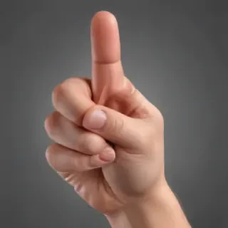pointing finger png