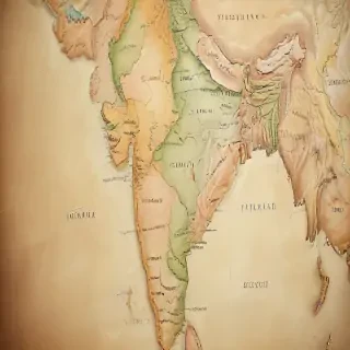 map of india
