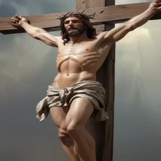 picture of jesus on the cross