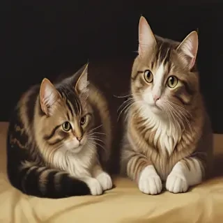 vintage cat illustration