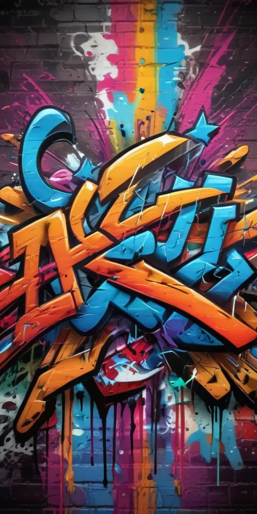 graffiti art background
