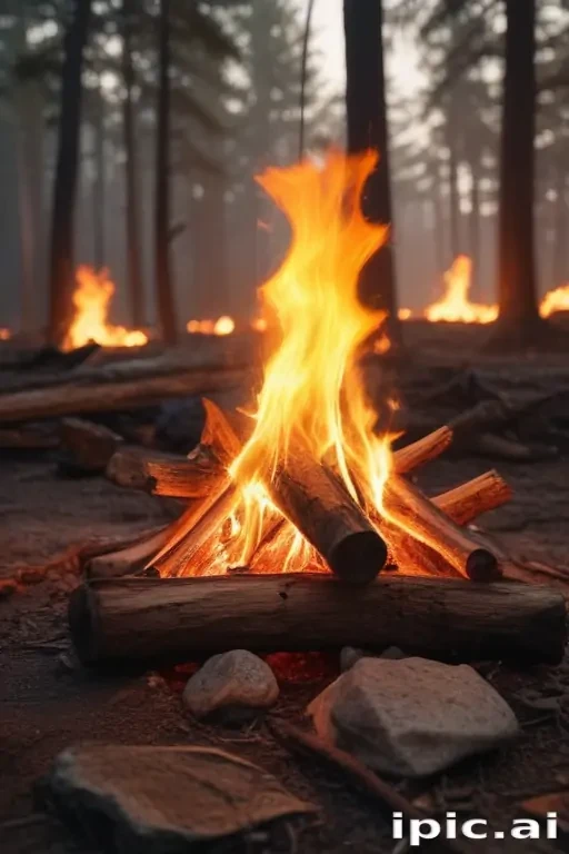 camp fire png