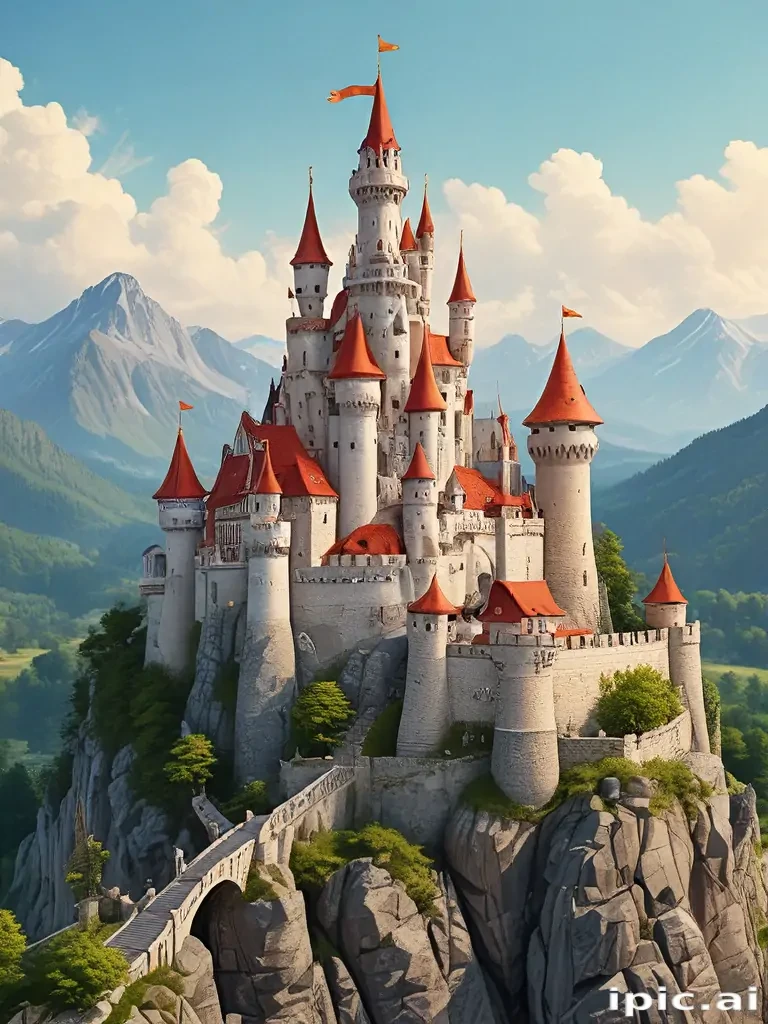 cartoon castle