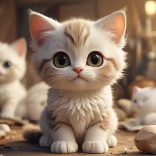 cute cat cartoon wallpaper
