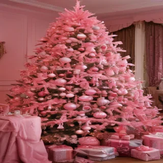 pink christmas pictures