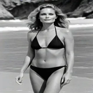 Lauren Hutton in bikini