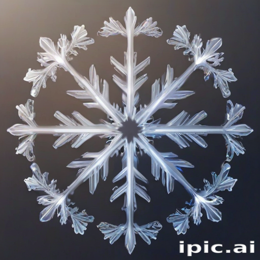 transparent snowflake