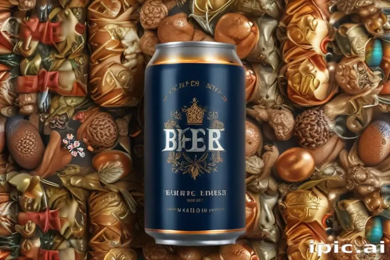 beer can mockup