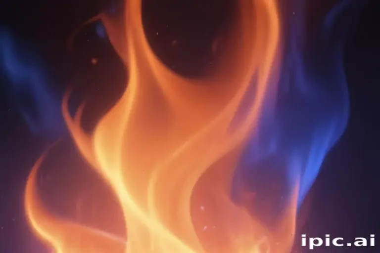 blue flame background