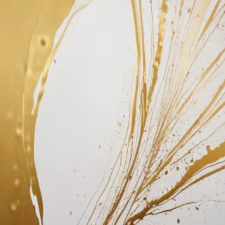gold and white background