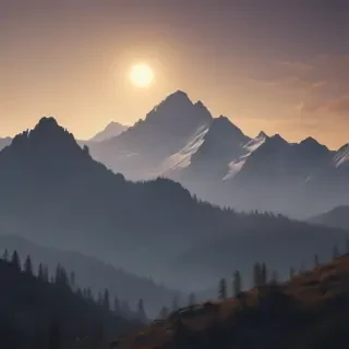 mountain silhouette