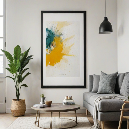 framed art mockup
