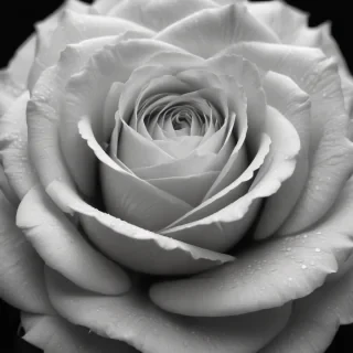 black and white rose background