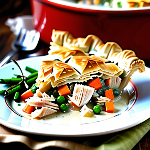 phyllo dough chicken pot pie