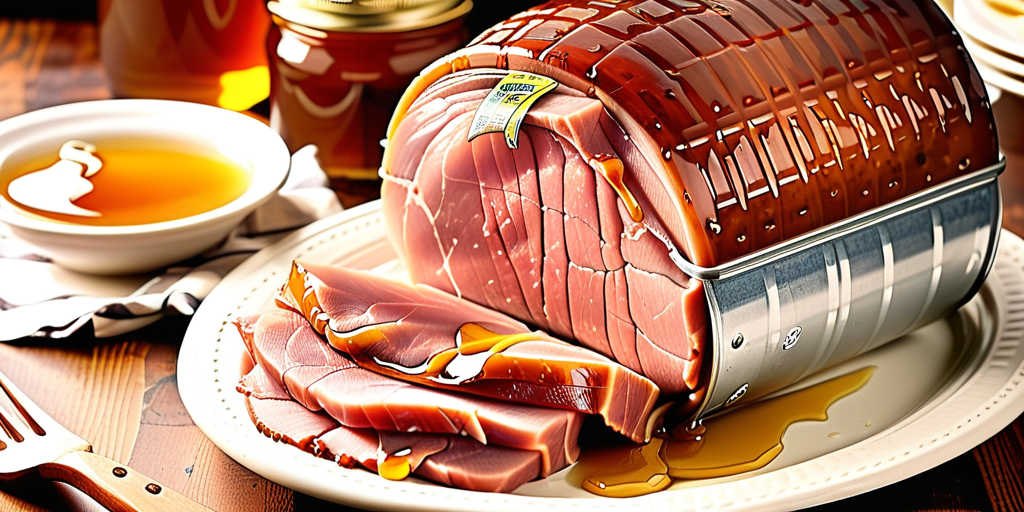 hickory honey ham in a can