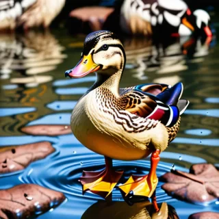 background duck