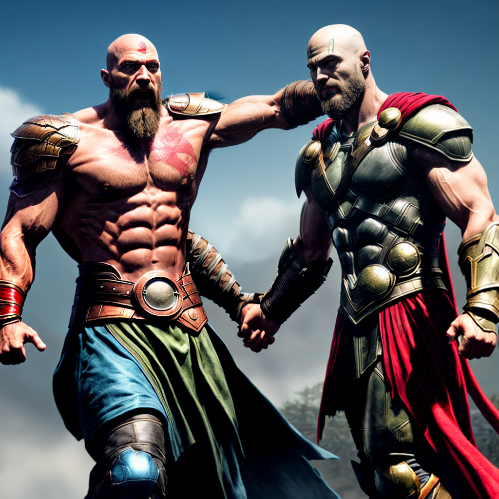 Kratos vs Thor