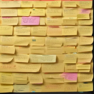 sticky note background