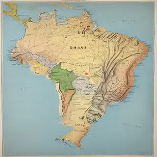 map of brazil