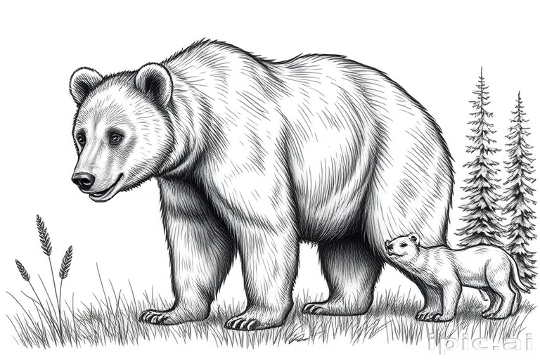 bear drawing